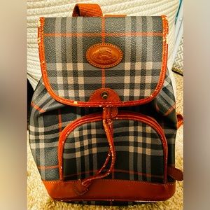 Vintage, authentic Burberry backpack